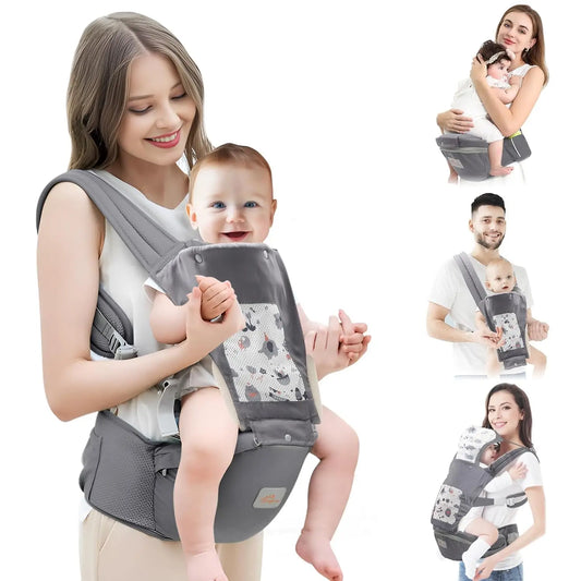 Baby Carrier Newborn to Toddler Carrier with Hood Baby Hip Carrier